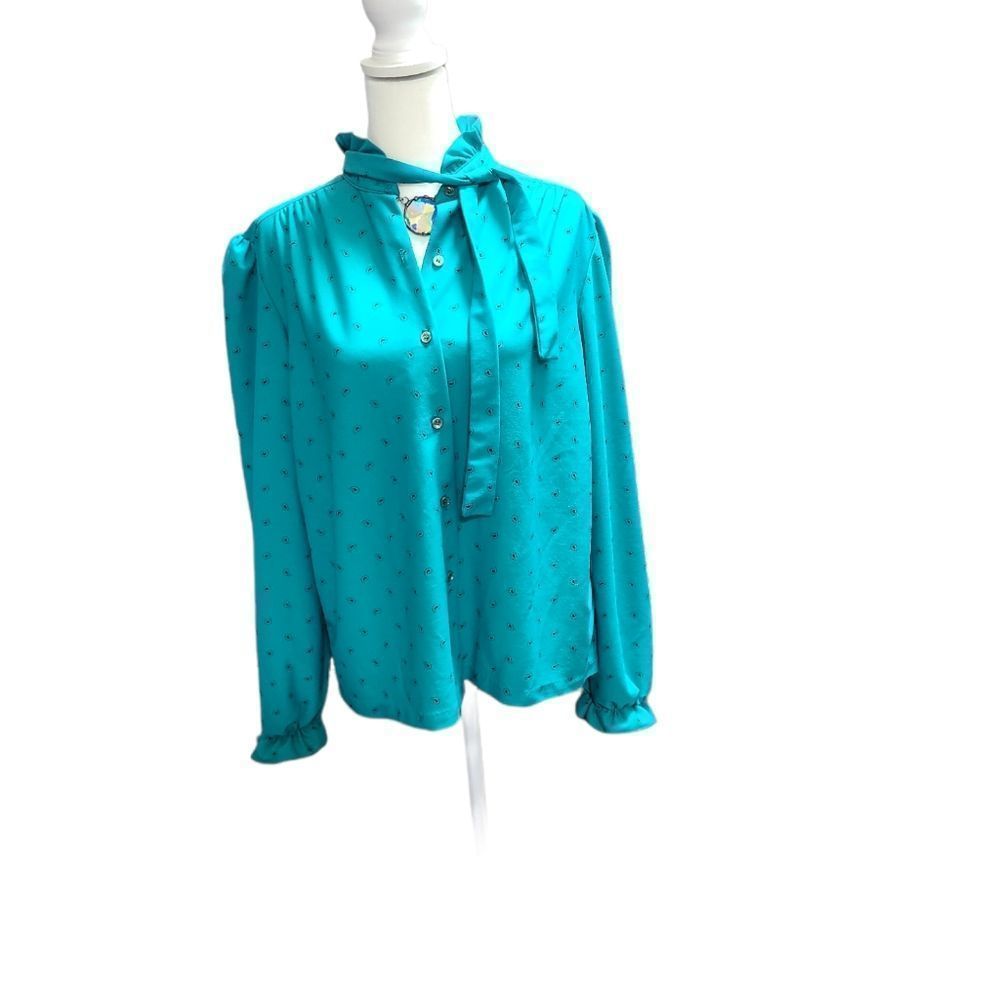 1970 Vintage Cape Cod Match Mates Green long sleeve button up size 16 used